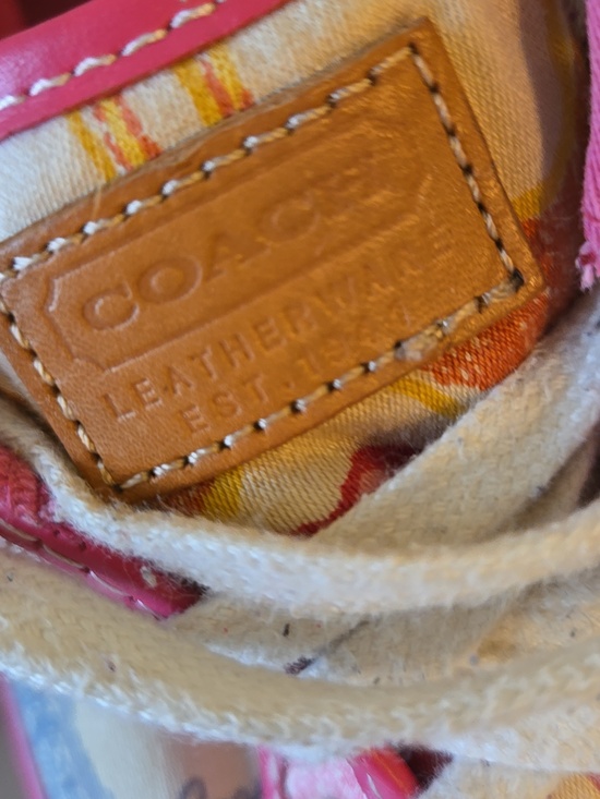 Coach Barrett Poppy Signature Sneakers Size 8B - Picture 8 of 8